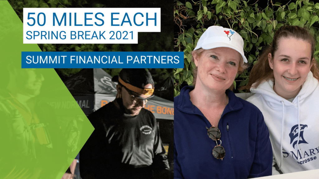 50 Miles Each - Spring Break 2021